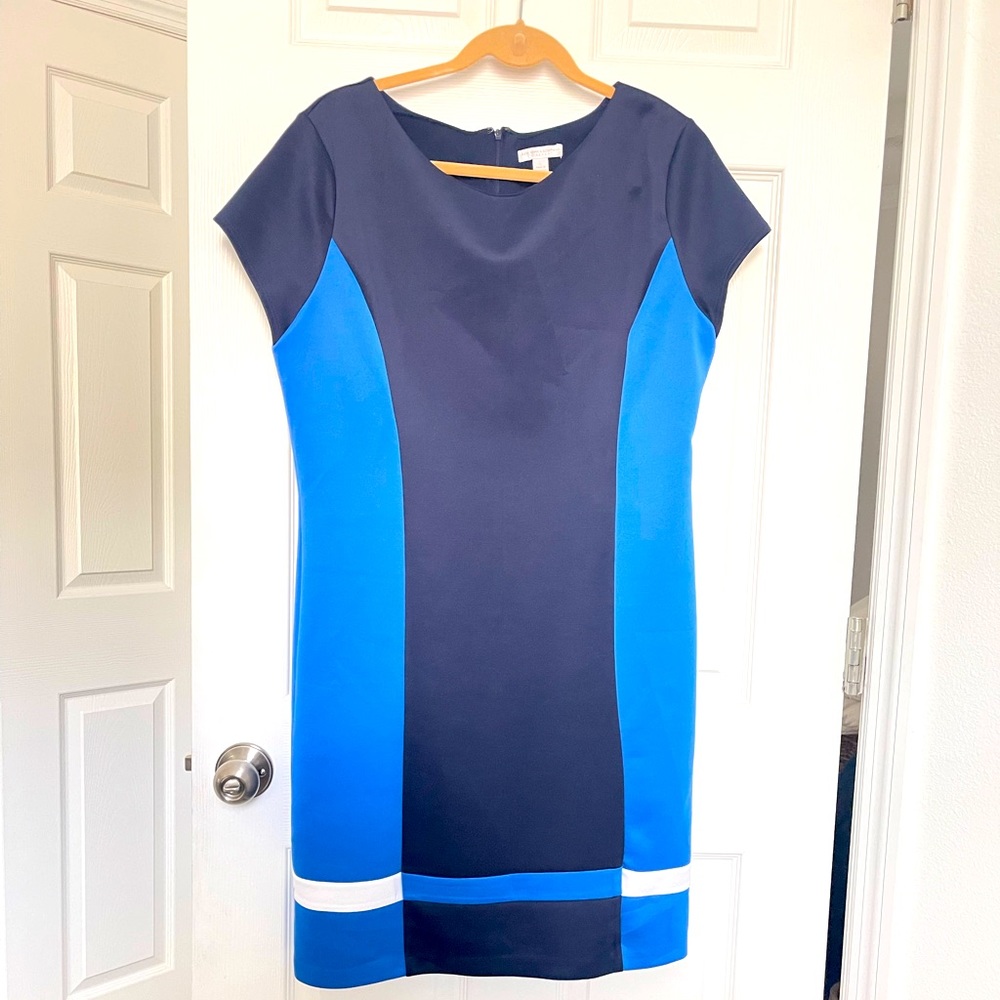 Blue Short sleeve dress